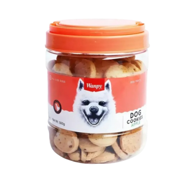 Picture of Wanpy Oven-Baked Apple & Chicken Dog Cookies  500g
