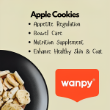 Picture of Wanpy Oven-Baked Apple & Chicken Dog Cookies  500g