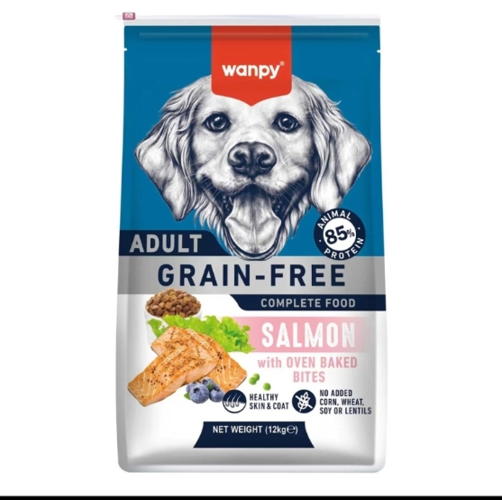 Picture of Wanpy Adult Grain-Free Complete Dry Dog Food – Salmon Recipe (1.5kg)