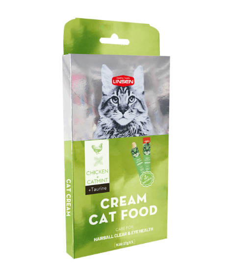 Picture of Linsen Premium Creamy Cat Food – Chicken & Catnip (17g x 6 Packs)