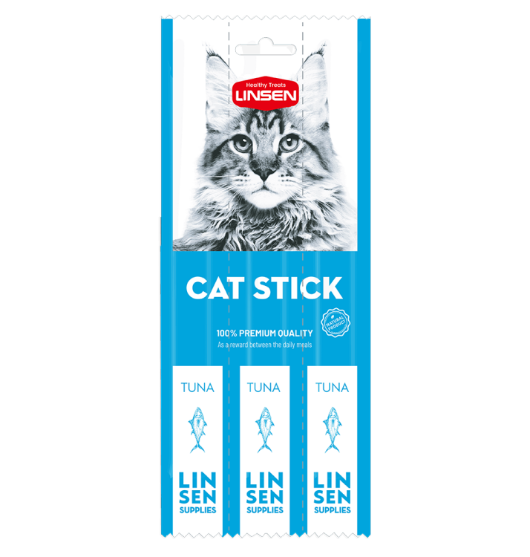 Picture of Lisen  Tuna Flavor Cat Treats Sticks 17g  (3/Pack)