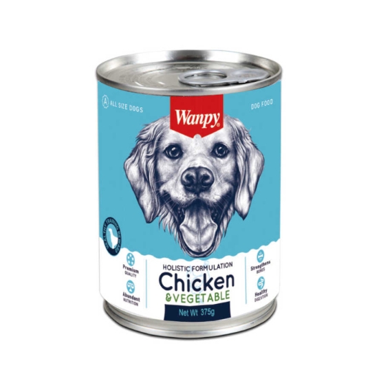 Picture of Wanpy Holistic Chicken & Vegetable  375g (6-Pack)