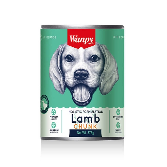 Picture of Wanpy Holistic Formulation Lamb Chunk  375g (6/Pack)
