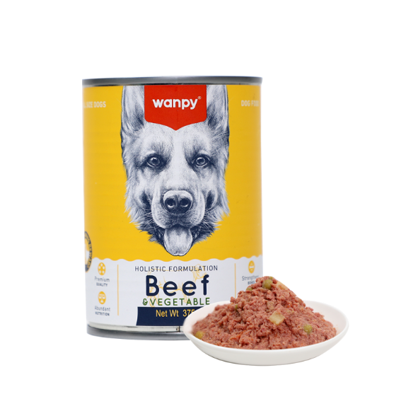 Picture of Wanpy Holistic Formulation Beef and Vegetable  375g  (6/Pack)