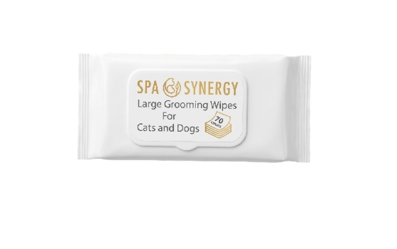 Picture of Spa Synergy Large Grooming Wipes for Cats & Dogs (70 Count)