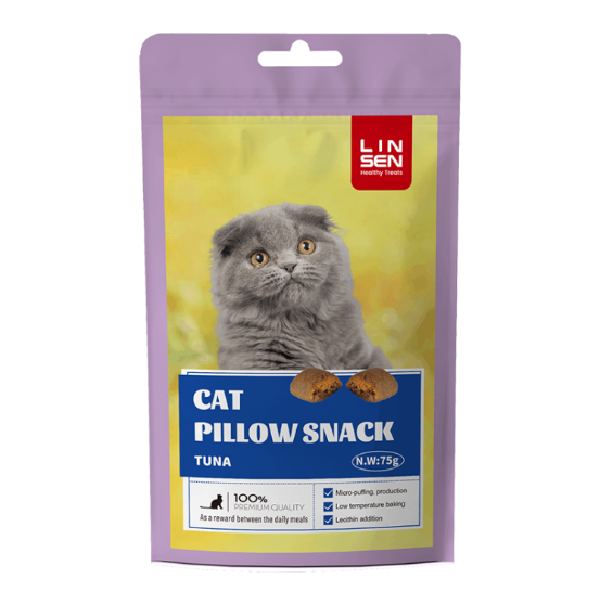 Picture of Linsen Cat Pillow Snack - Tuna Flavor  75g (6-Pack)