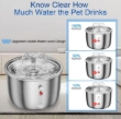Picture of PureStream 2L Stainless Steel Automatic Cat Water Fountain