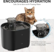 Picture of PurrStream 2.2L Ultra-Quiet Automatic Pet Water Fountain (Matte Black)