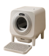 Picture of SmartPure Automatic Self-Cleaning Cat Litter Box with Trapping Mat White