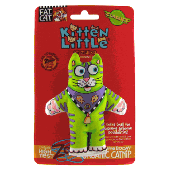 Picture of Fat Cat Classic Kitten Little Plush Catnip Toy