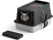 Picture of Stainless Steel Cat Litter Box with Odor Control Filter & Paw Cleaning Mat (61cm - Space Grey)