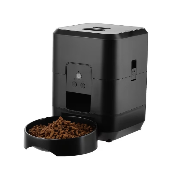 Picture of Smart Automatic Pet Feeder for Cats and Dogs  Black (4L)