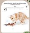 Picture of Interactive Flapping Bird Cat Toy with Realistic Chirping Sounds - USB Rechargeable