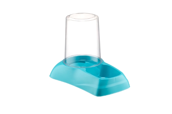 Picture of 3L Gravity-Fed Automatic Pet Feeder & Waterer Combo (Pink Base)