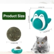 Picture of 360° Rotatable Penguin Catnip Wall Ball Toy