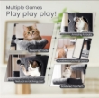 Picture of 173cm Majestic Multi-Level Cat Tree Tower with Dual Condos & 173cm Wide Wing Baskets