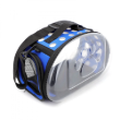 Picture of Paws & Views Collapsible Transparent Soft-Side Pet Travel Carrier (Blue)