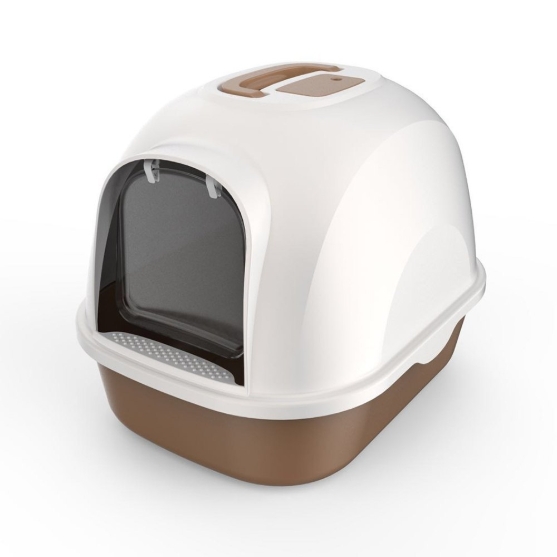 Picture of PurrSerene Fully Enclosed Hooded Cat Litter Box with Odor Control Filter 51.0 cm