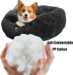 Picture of Calming Donut Pet Bed – Luxury Plush Marshmallow Cuddler  60cm (Black)