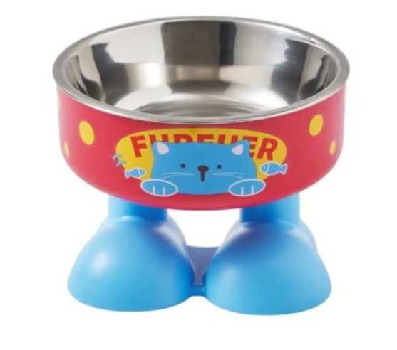 Picture of Pawsome Boots Elevated Anti-Slip Stainless Steel Pet Bowl