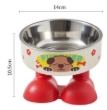 Picture of Pawsome Boots Elevated Anti-Slip Stainless Steel Pet Bowl