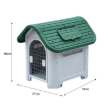 Picture of All-Weather Eco Plastic Outdoor Dog House Kennel (Medium)