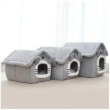 Picture of Cozy Bunny-Ears Enclosed Soft Plush Pet House Bed (Size L)