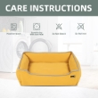 Picture of Luxury Rectangular Bolster Pet Bed (Large - 80cm)