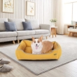 Picture of Luxury Rectangular Bolster Pet Bed (Large - 80cm)