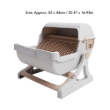 Picture of Semi-Automatic Quick-Sifting Tilting Cat Litter Box.