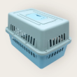 Picture of Compact Blue Plastic Pet Carrier with Metal Door