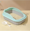 Picture of Anti-Splashing Open Top Cat Litter Box with High Scatter Shield