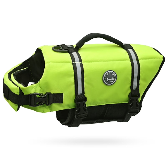 Picture of VIVAGLORY Ripstop Dog Life Vest - Safety Flotation Jacket with Rescue Handle
