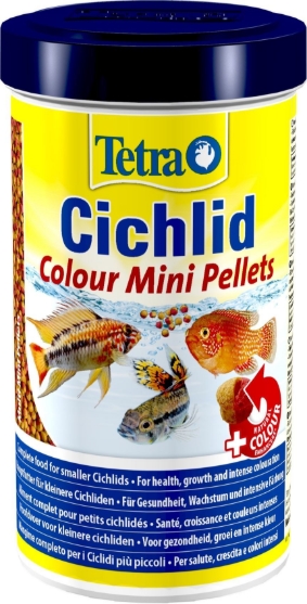 Picture of Tetra Cichlid Colour Mini Pellets 500ml