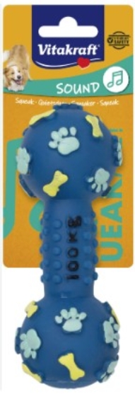 Picture of Vitakraft Playtime Vinyl Dumbbell Squeaky Dog Toy