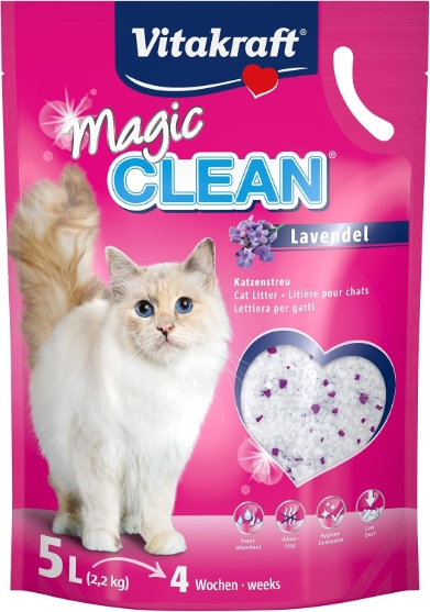 Picture of Vitakraft Magic Clean Lavender Cat Litter (5 Liters / 2.2 kg)