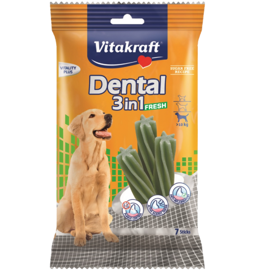 Picture of Vitakraft Dental 3in1 Fresh Dog Dental Care Sticks