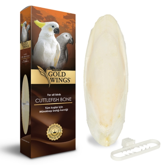 Picture of Gold Wings Premium Cuttlefish Bone for Parrots  (6-Pack)