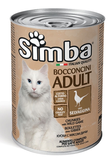 Picture of Simba Cat Chunkies with Wild Game 415g (12/Pack)