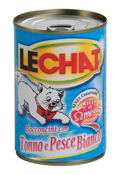 Picture of LeChat Adult Chunkies with Tuna and Ocean Fish  400g (12/Pack)