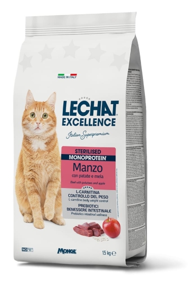 Picture of LeChat Excellence Sterilised Monoprotein Beef 1,5 kg