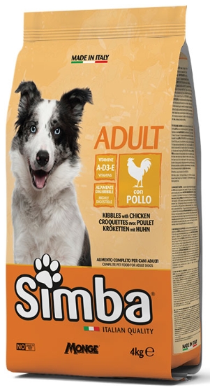 Picture of Simba Adult Dog Kibbles with Chicken  10 kg