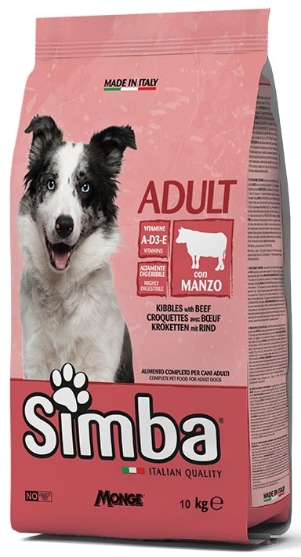 Picture of Simba Adult Dog Kibbles with Beef10 kg