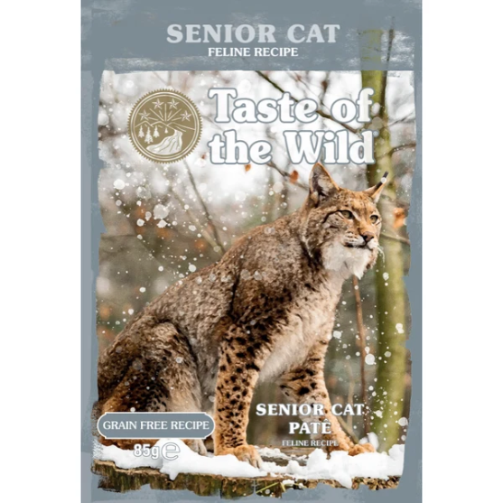 Picture of Taste of the Wild Senior Cat Grain-Free Chicken Paté Wet Cat Food Pouch 85g (6/Pack)