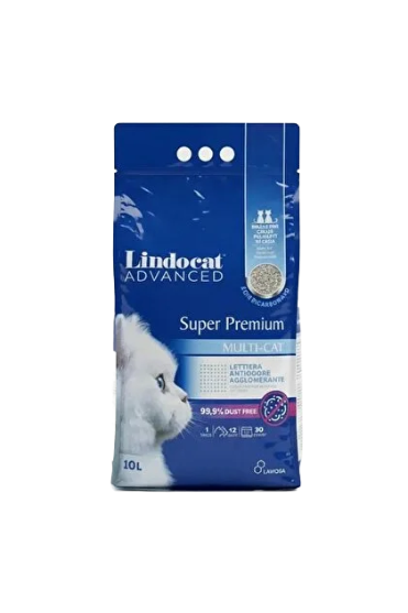 Picture of Lindocat Advanced Super Premium Multi-Cat Clumping Cat Litter 10L