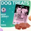 Picture of CosmoDog Beef Jerky Dog Treats 100g, E-Protein, Hypoallergenic
