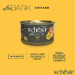Picture of Schesir After Dark Complete Wet Cat Food - Chicken Recipe in Broth 80g  (3/Pack)