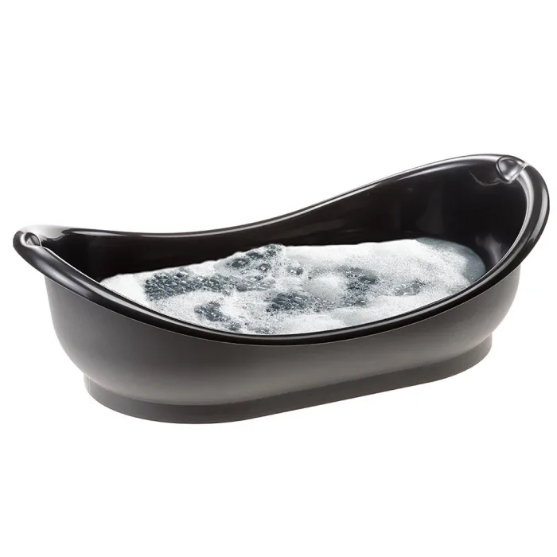 Picture of Ferplast Dormeuse Basic Plastic Dog & Pet Bathtub (Black)