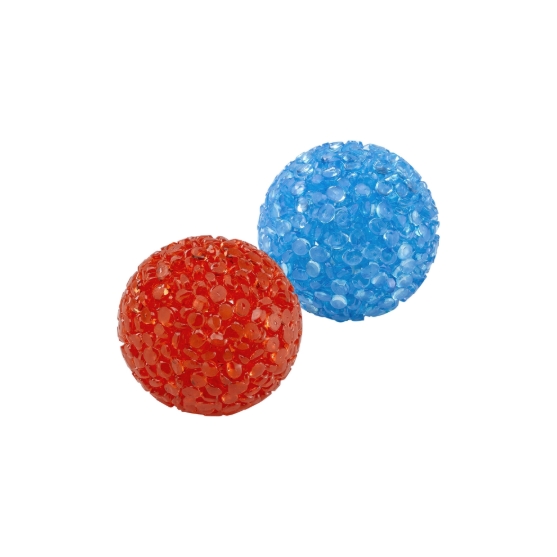 Picture of Neon Glitter Textured Plastic Cat Toy Balls (2-Pack)