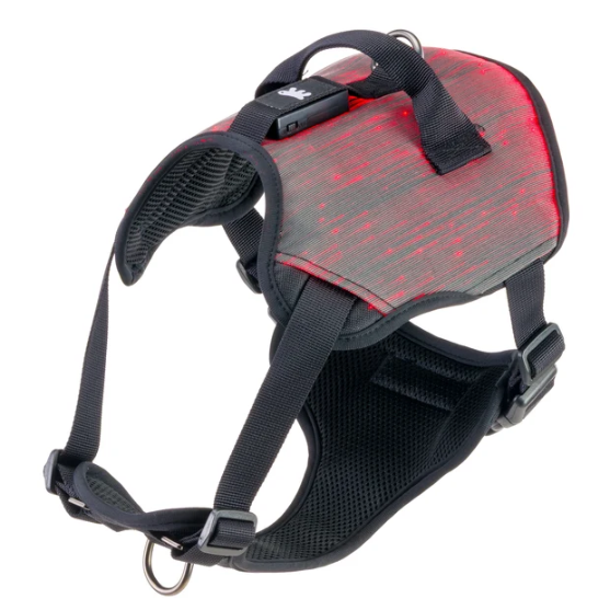 Picture of Ferplast OPTICAL LED Dog Harness (Red / Grey)
